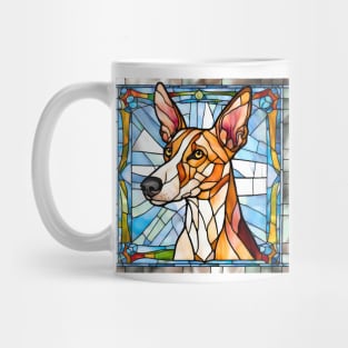 Stained Glass Ibizan Hound Mug